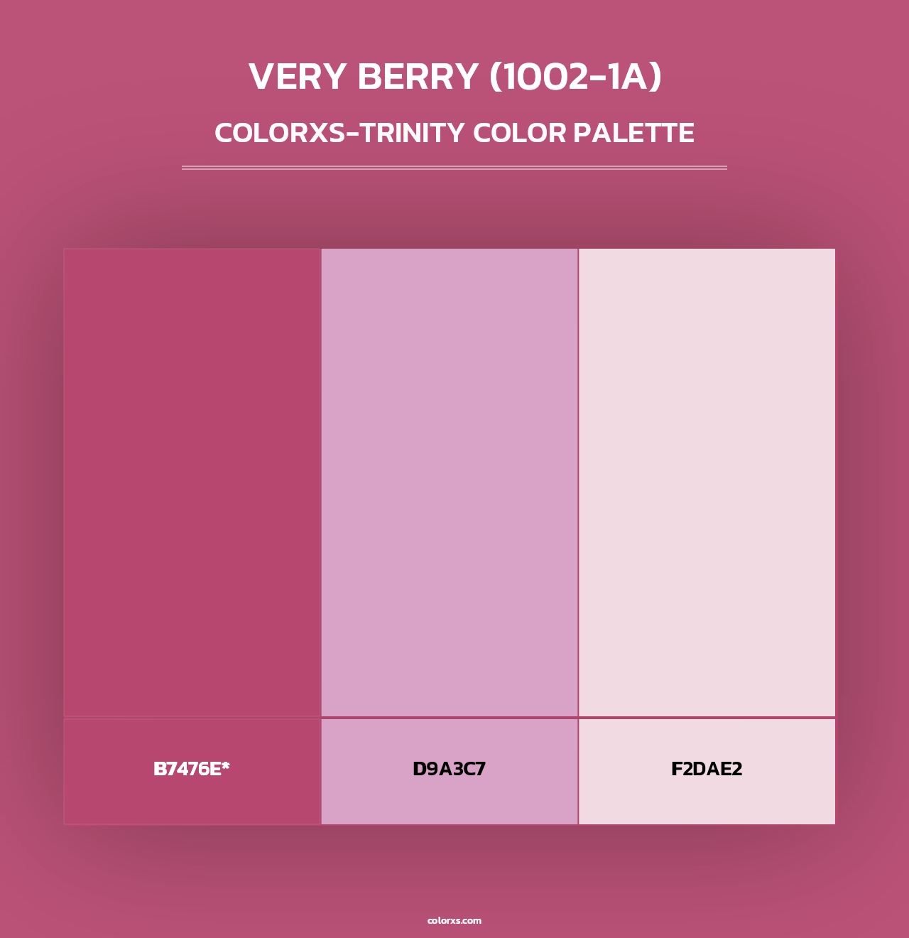 Very Berry (1002-1A) - Colorxs Trinity Palette