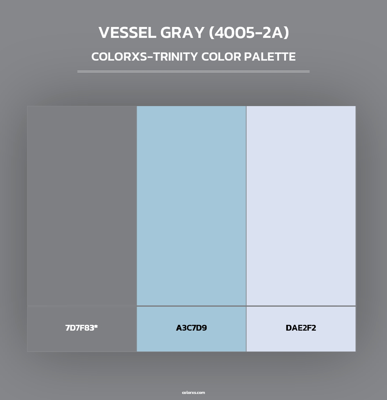 Vessel Gray (4005-2A) - Colorxs Trinity Palette