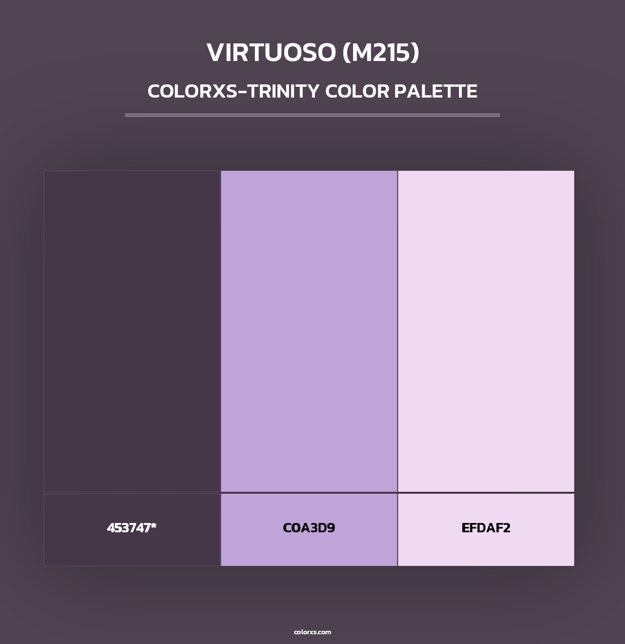 Virtuoso (M215) - Colorxs Trinity Palette