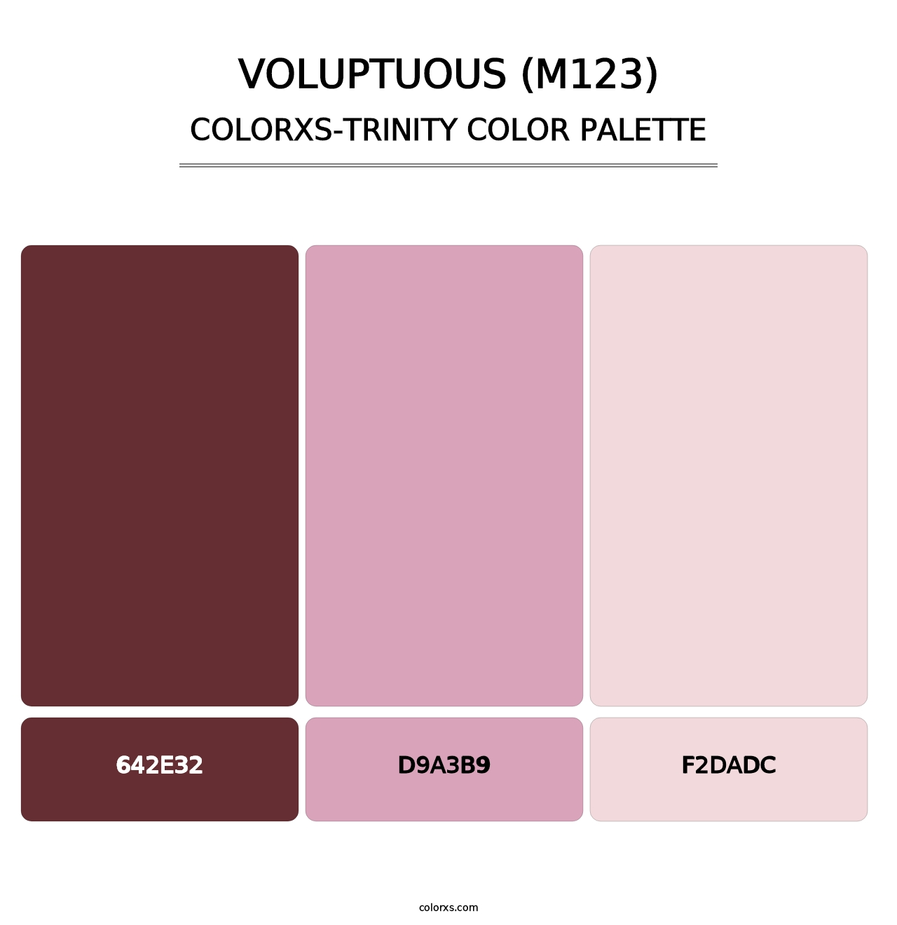 Voluptuous (M123) - Colorxs Trinity Palette