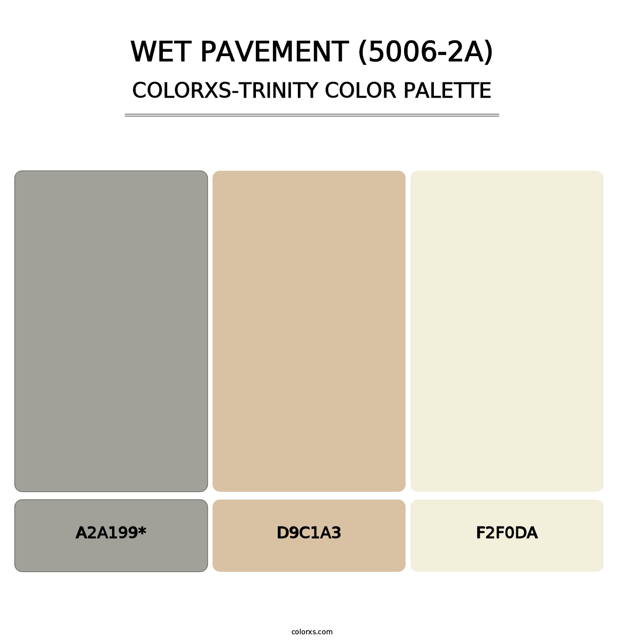 Wet Pavement (5006-2A) - Colorxs Trinity Palette