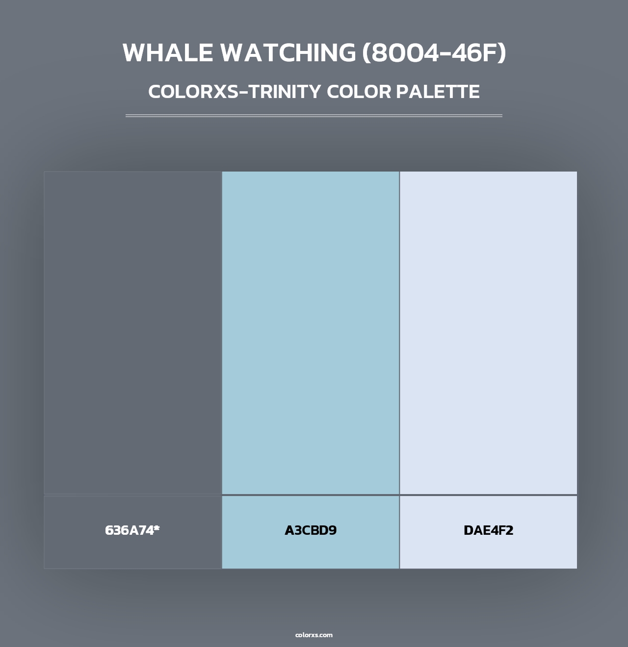 Whale Watching (8004-46F) - Colorxs Trinity Palette