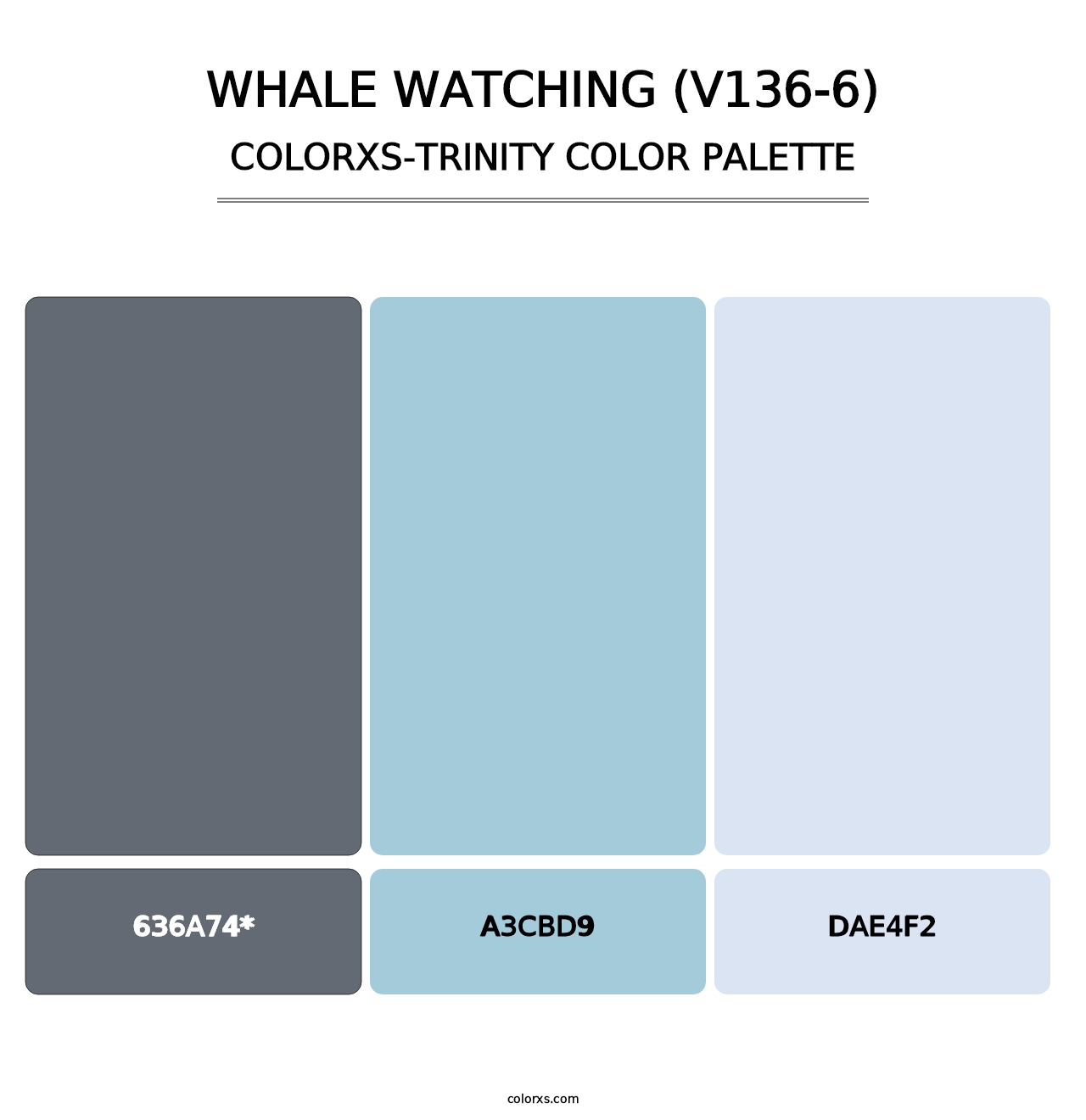 Whale Watching (V136-6) - Colorxs Trinity Palette
