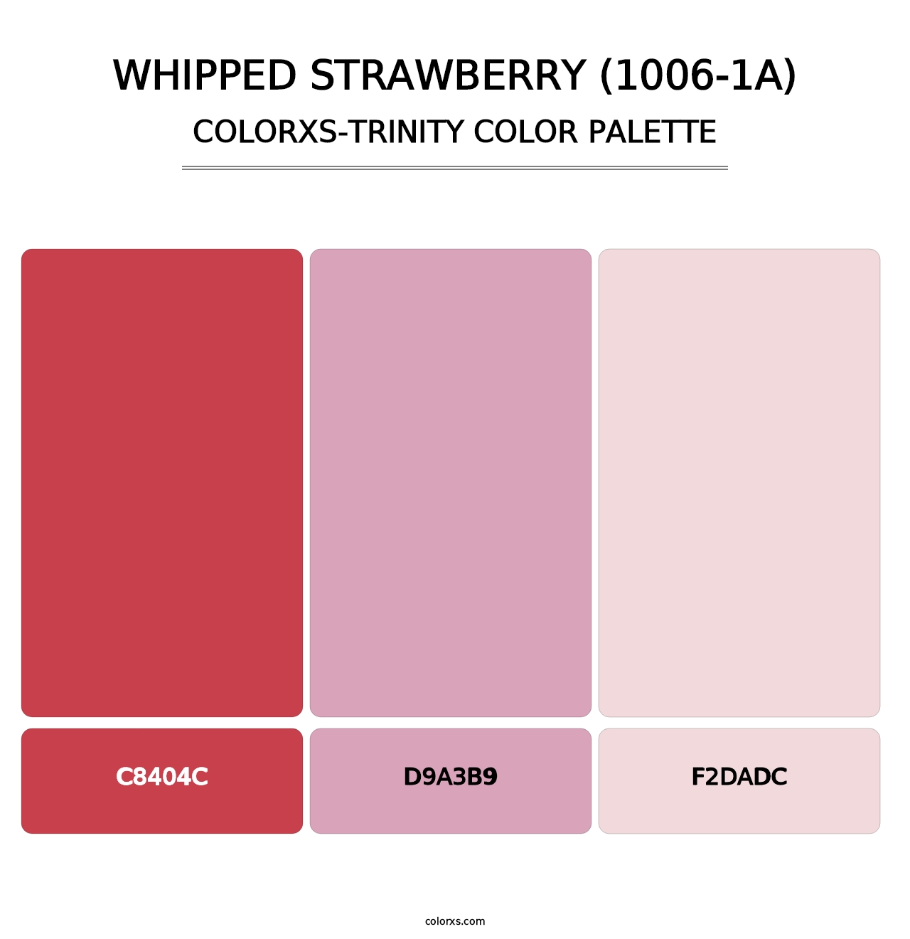 Whipped Strawberry (1006-1A) - Colorxs Trinity Palette