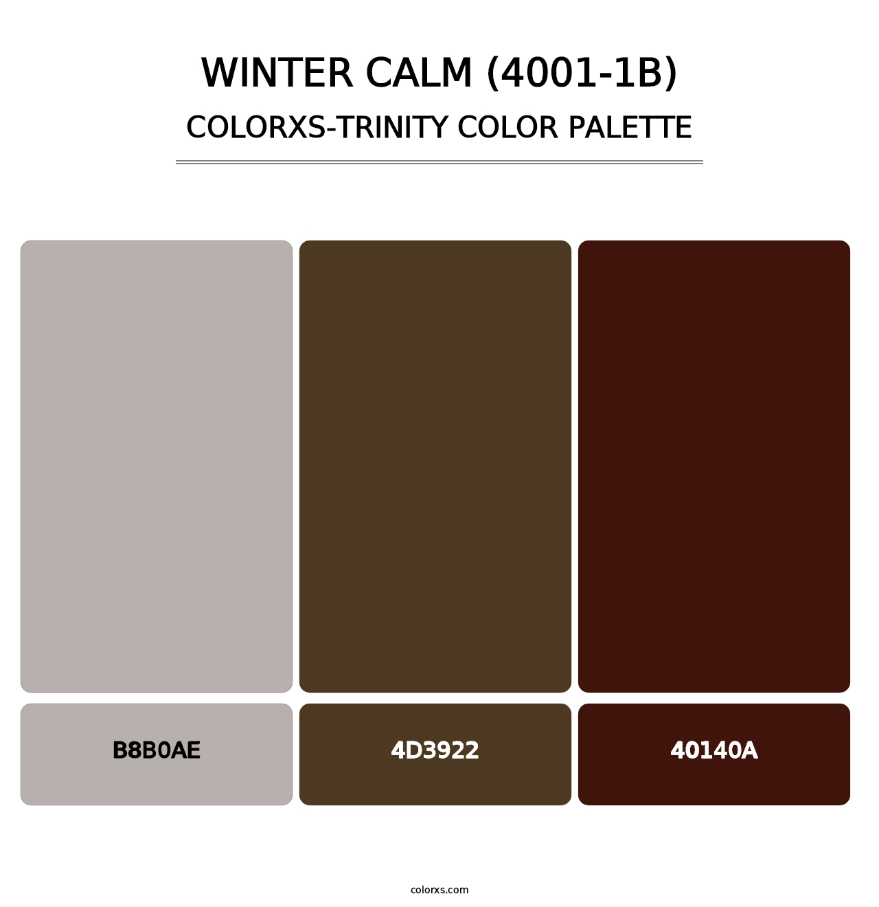 Winter Calm (4001-1B) - Colorxs Trinity Palette