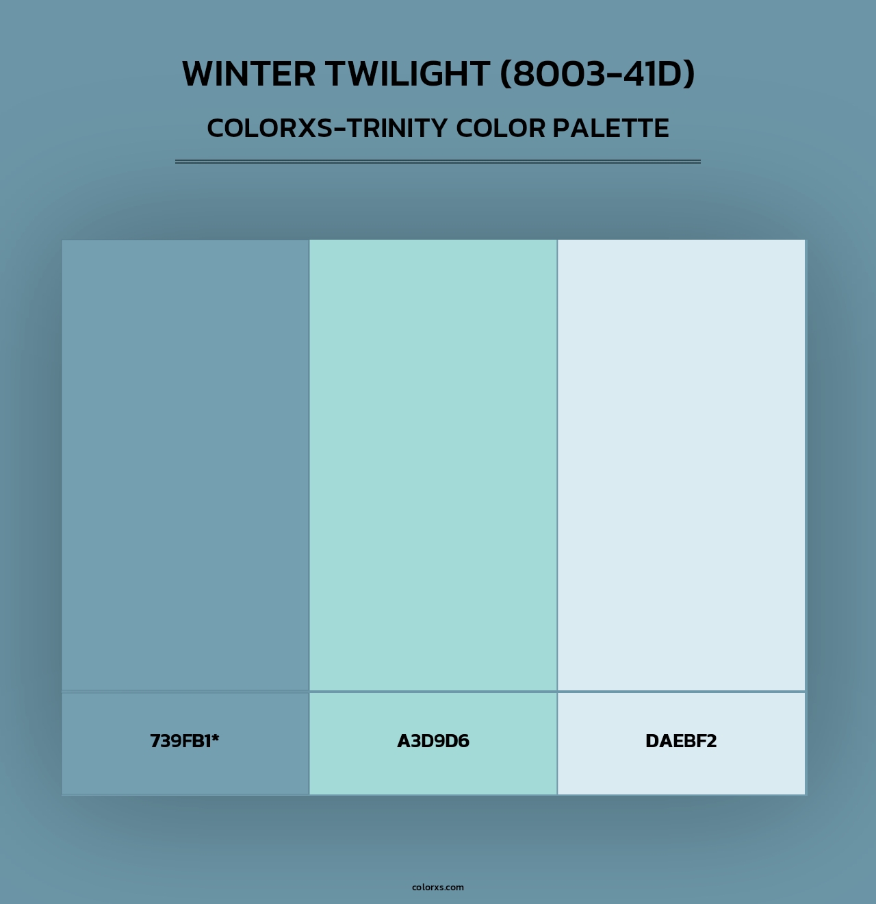 Winter Twilight (8003-41D) - Colorxs Trinity Palette
