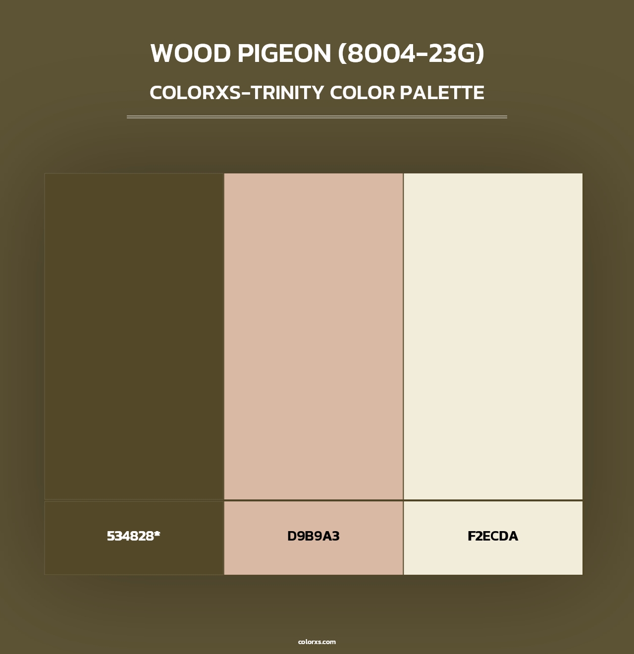 Wood Pigeon (8004-23G) - Colorxs Trinity Palette