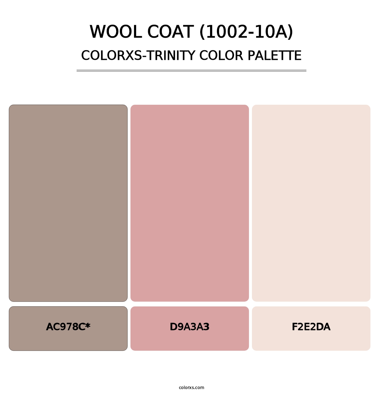 Wool Coat (1002-10A) - Colorxs Trinity Palette