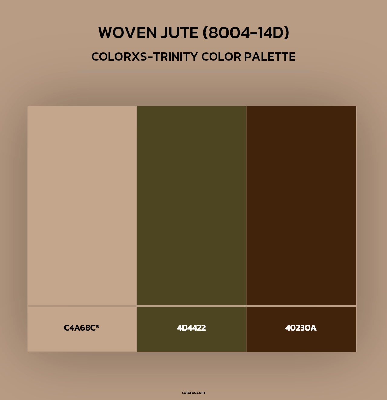 Woven Jute (8004-14D) - Colorxs Trinity Palette