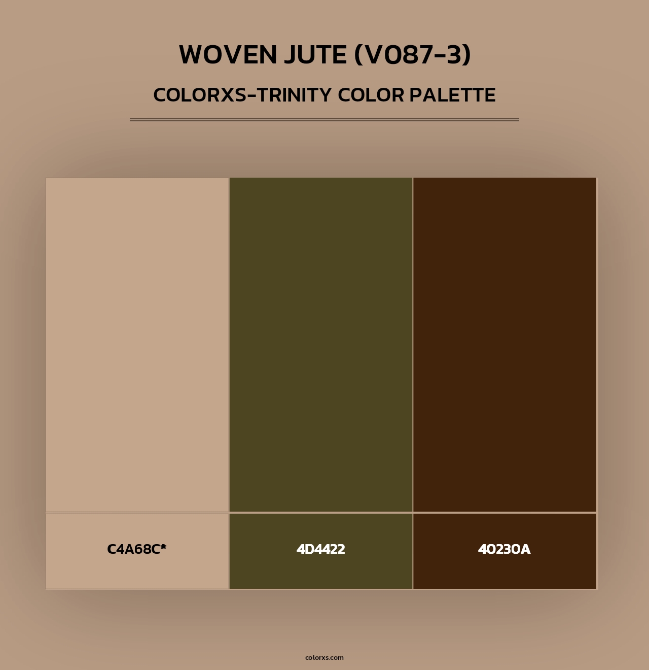 Woven Jute (V087-3) - Colorxs Trinity Palette