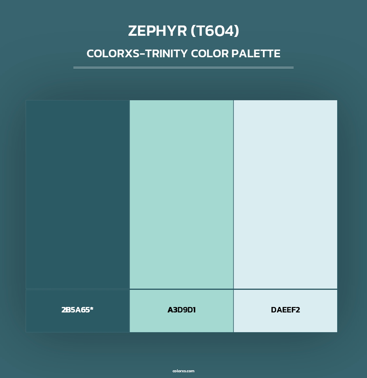 Zephyr (T604) - Colorxs Trinity Palette