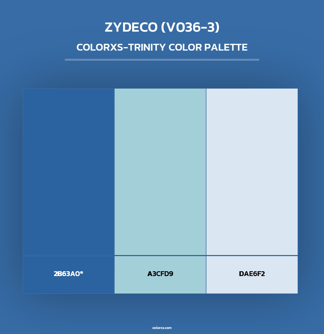 Zydeco (V036-3) - Colorxs Trinity Palette