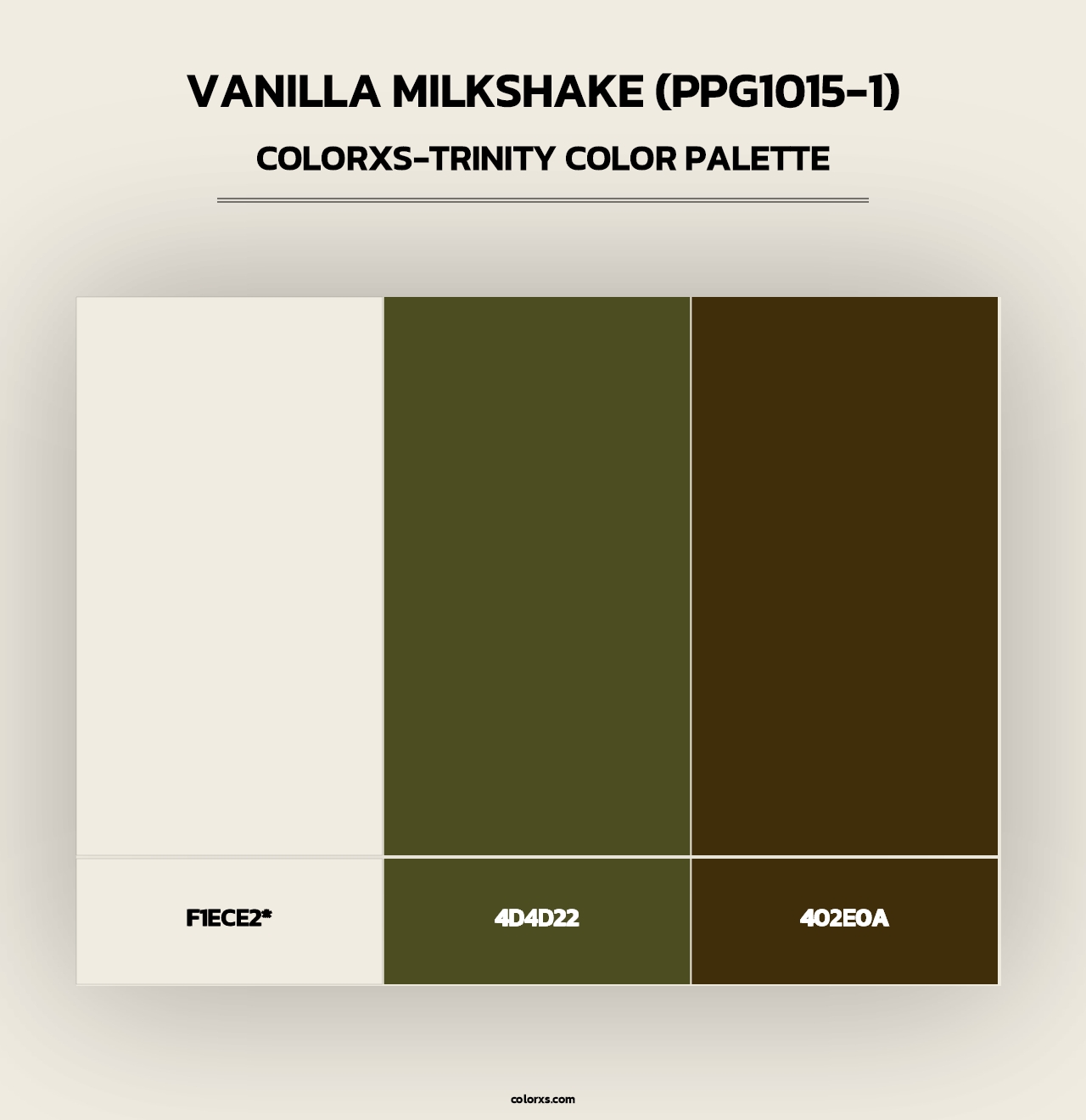 Vanilla Milkshake (PPG1015-1) - Colorxs Trinity Palette