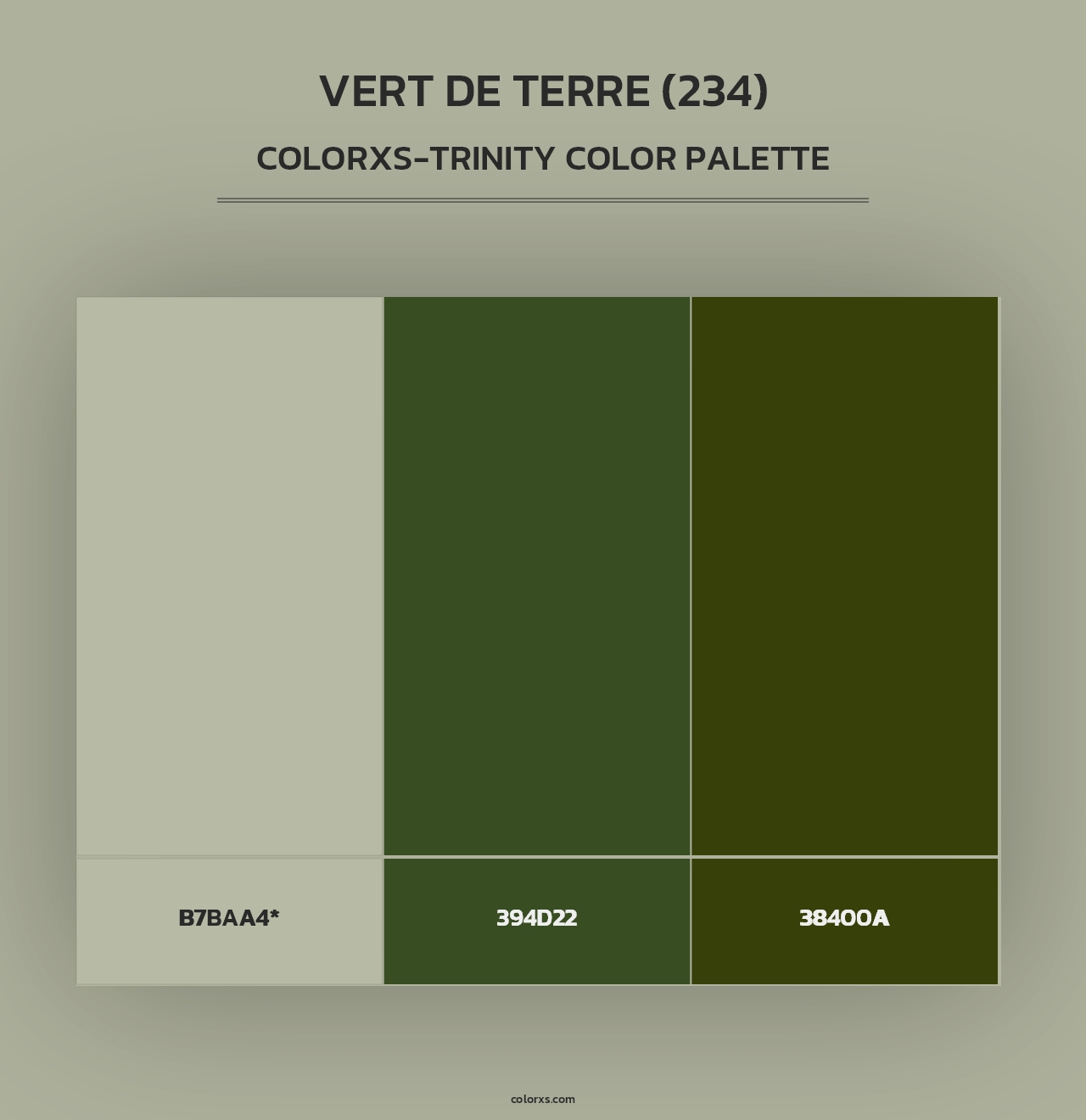 Vert de Terre (234) - Colorxs Trinity Palette