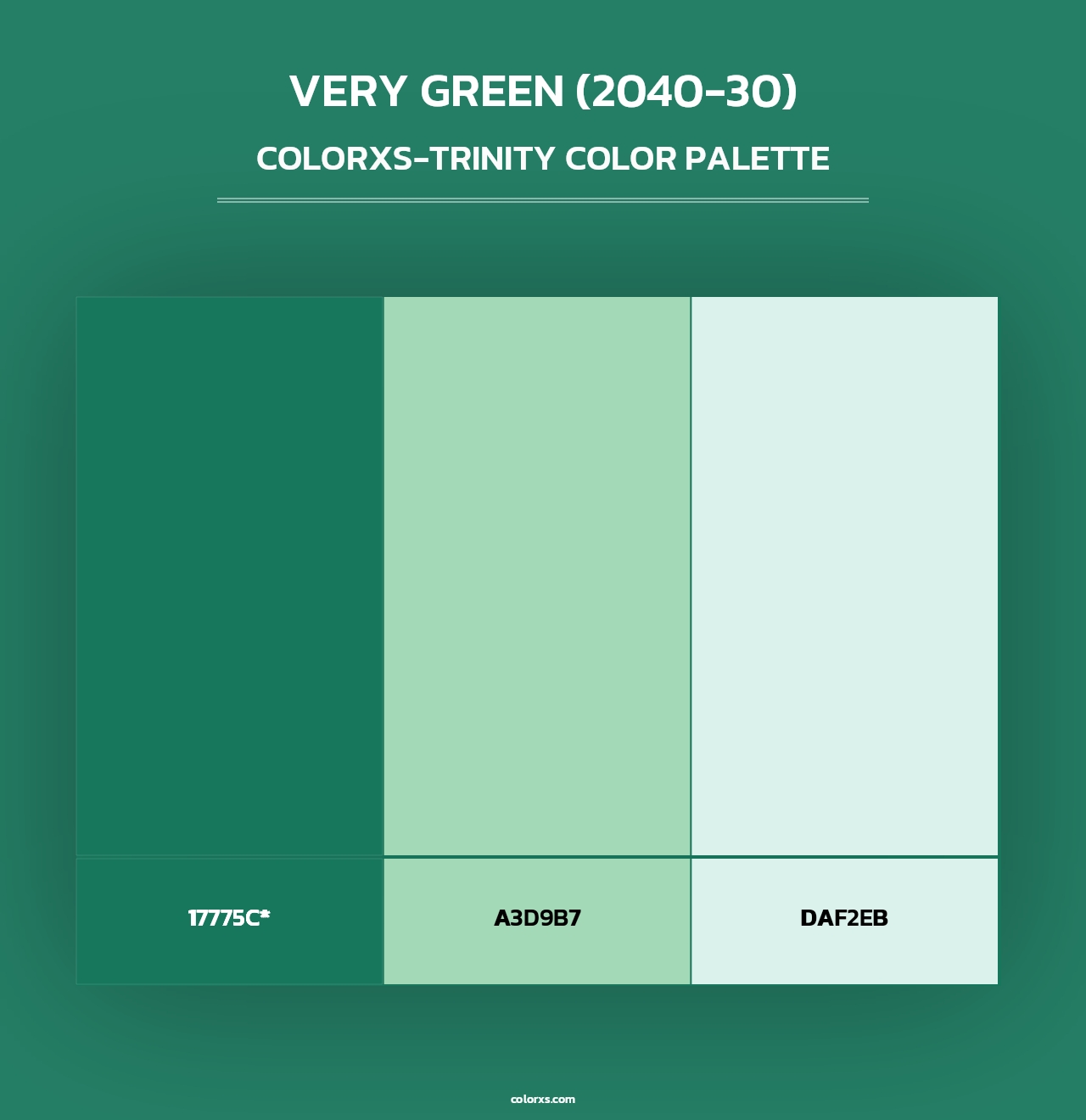 Very Green (2040-30) - Colorxs Trinity Palette