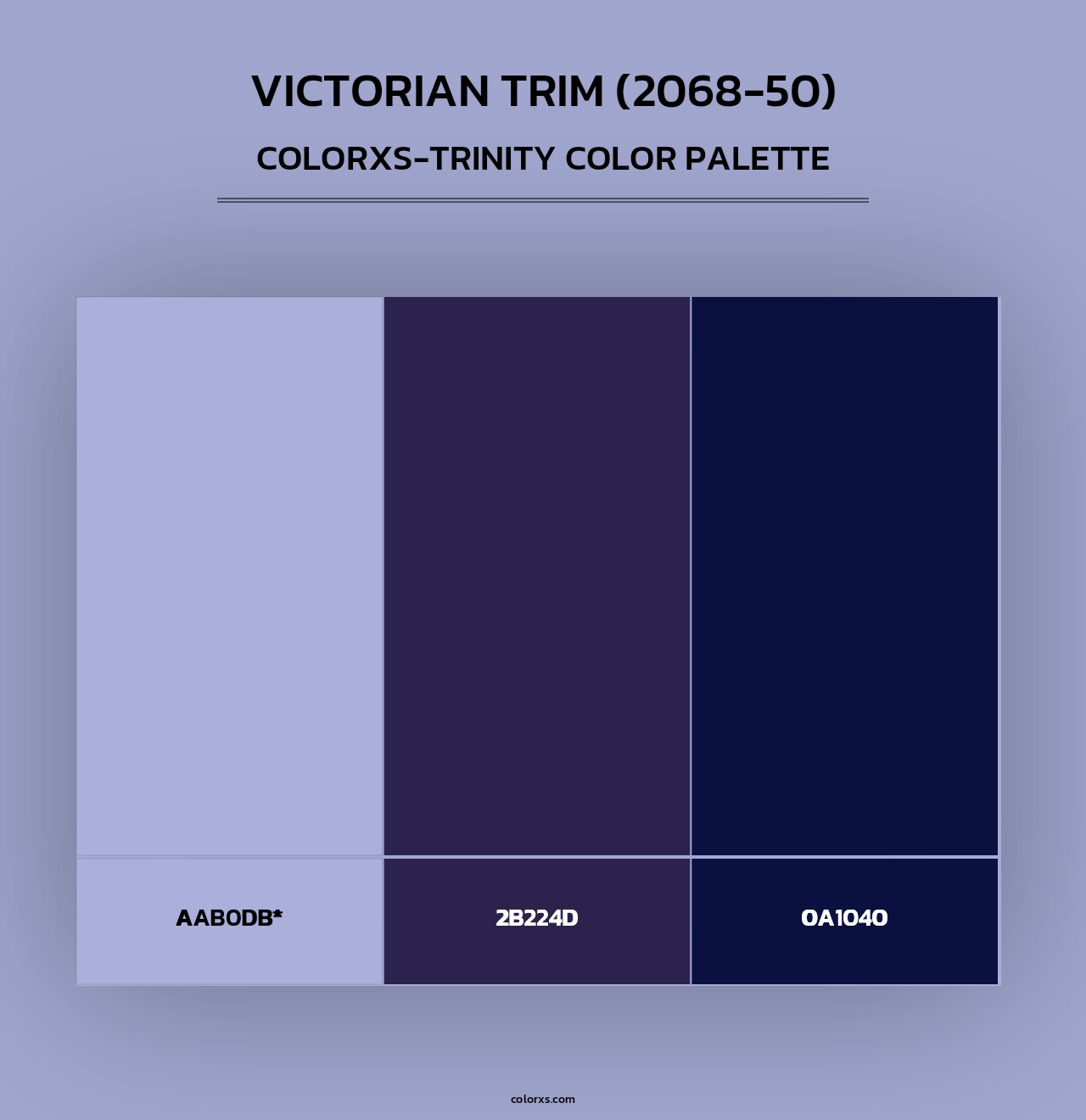Victorian Trim (2068-50) - Colorxs Trinity Palette