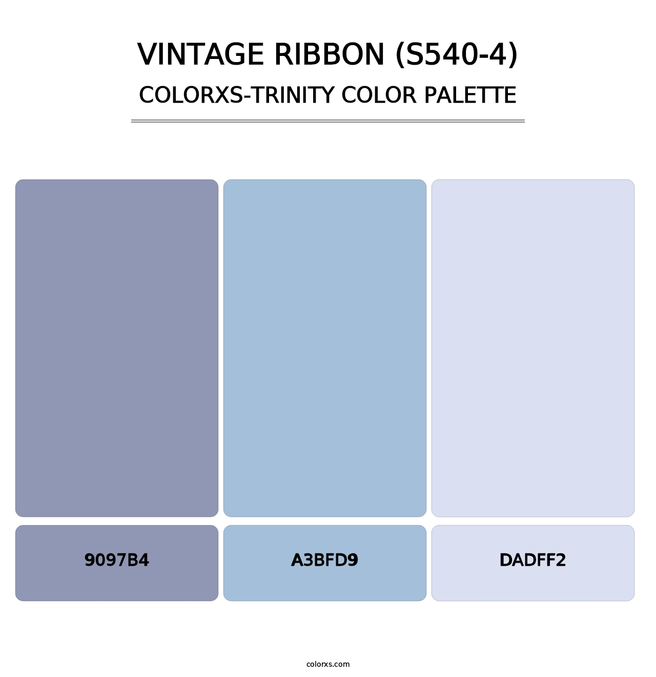 Vintage Ribbon (S540-4) - Colorxs Trinity Palette