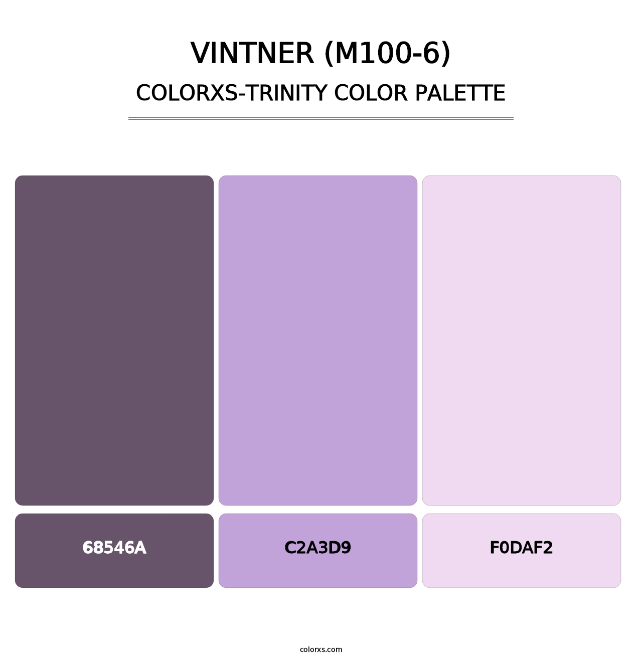 Vintner (M100-6) - Colorxs Trinity Palette
