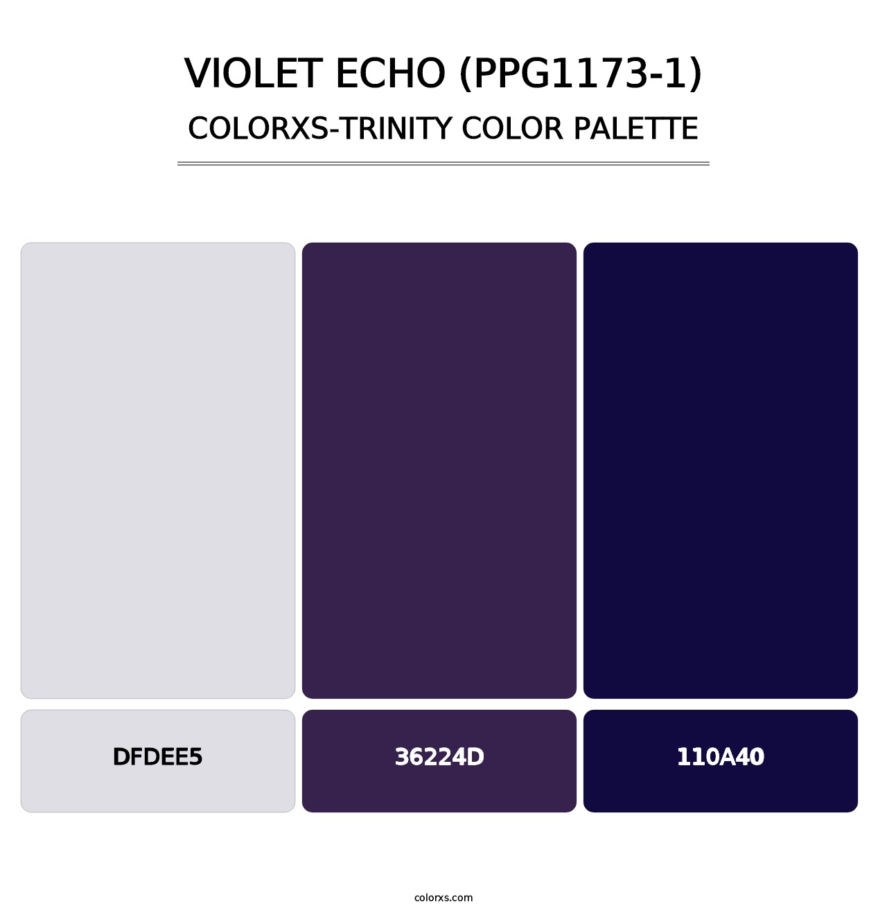 Violet Echo (PPG1173-1) - Colorxs Trinity Palette