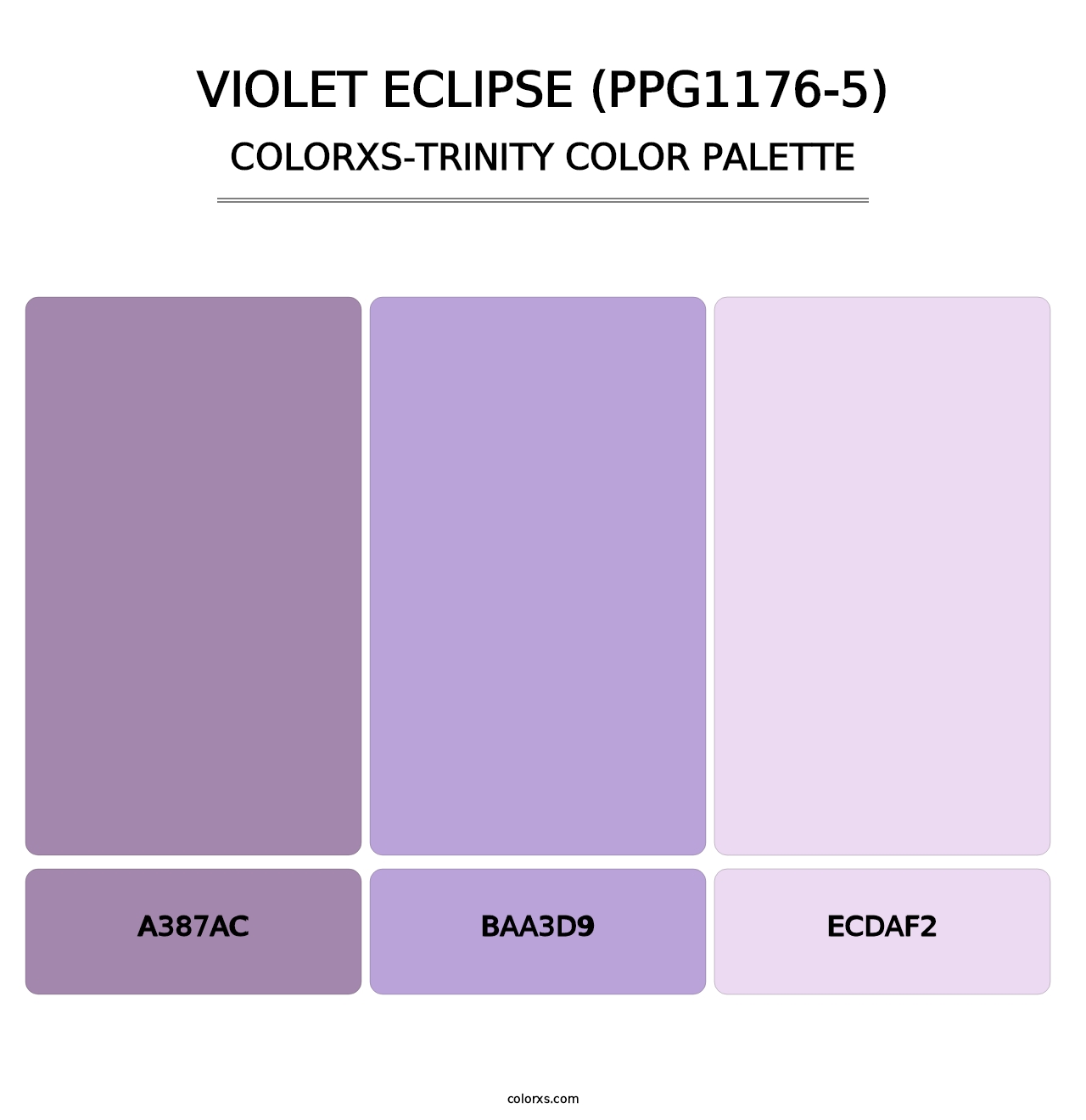 Violet Eclipse (PPG1176-5) - Colorxs Trinity Palette