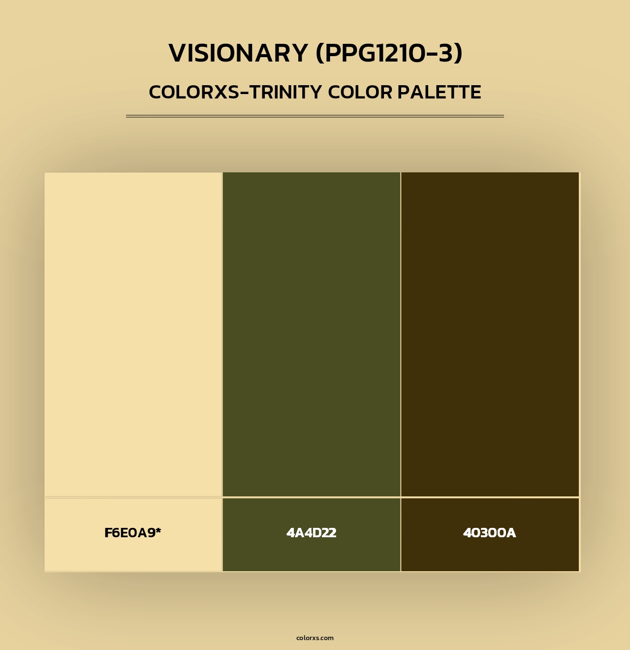 Visionary (PPG1210-3) - Colorxs Trinity Palette