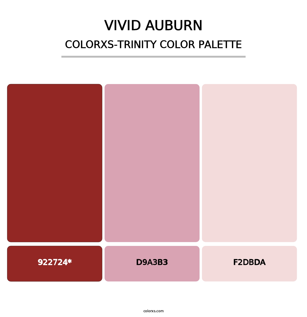 Vivid Auburn - Colorxs Trinity Palette