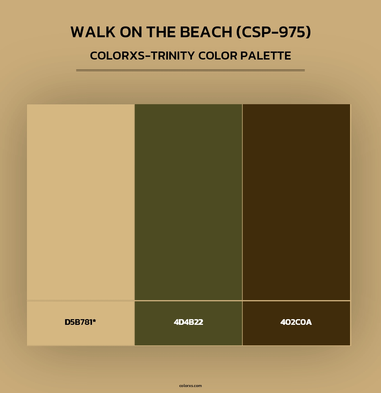 Walk on the Beach (CSP-975) - Colorxs Trinity Palette
