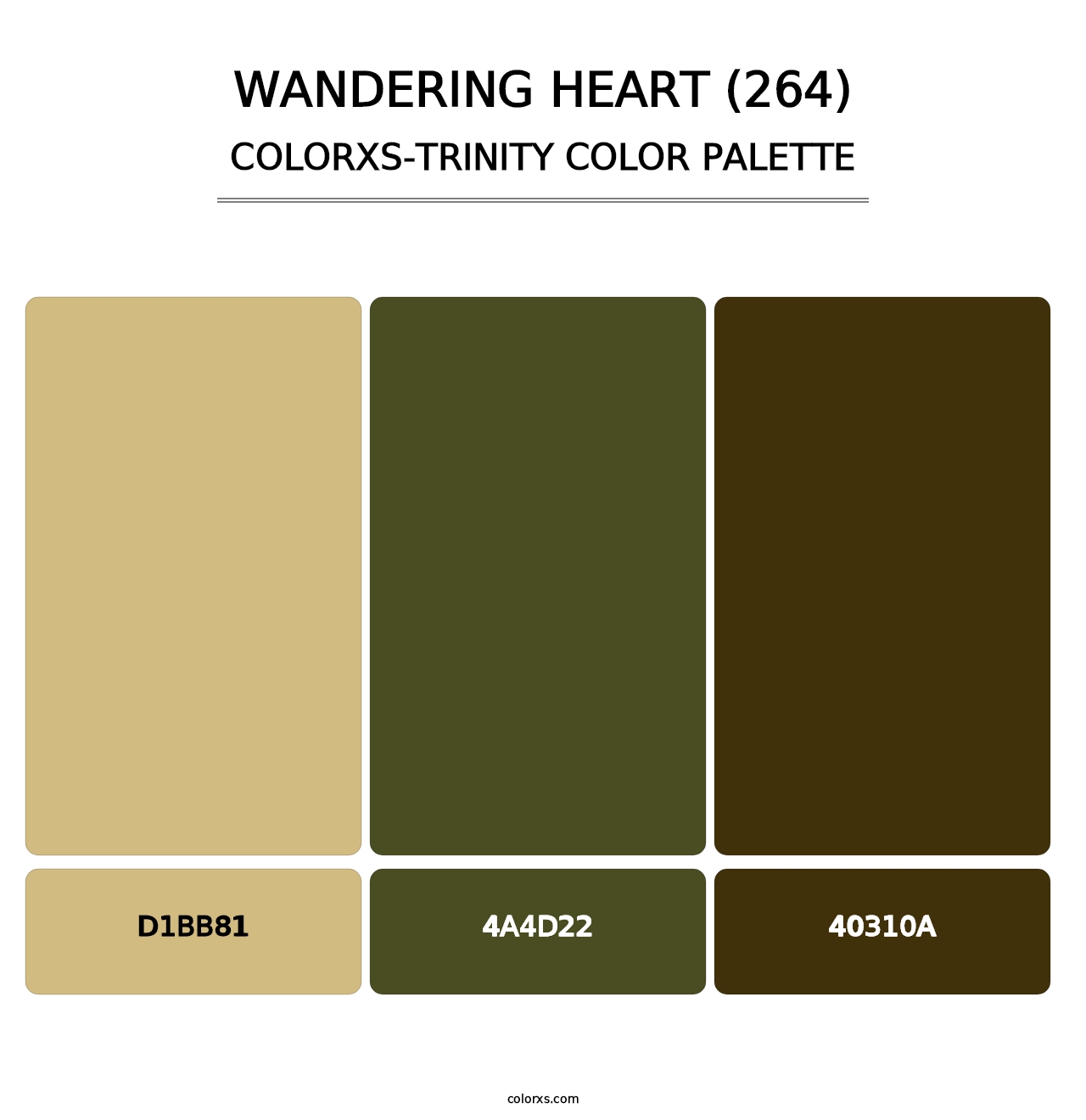 Wandering Heart (264) - Colorxs Trinity Palette
