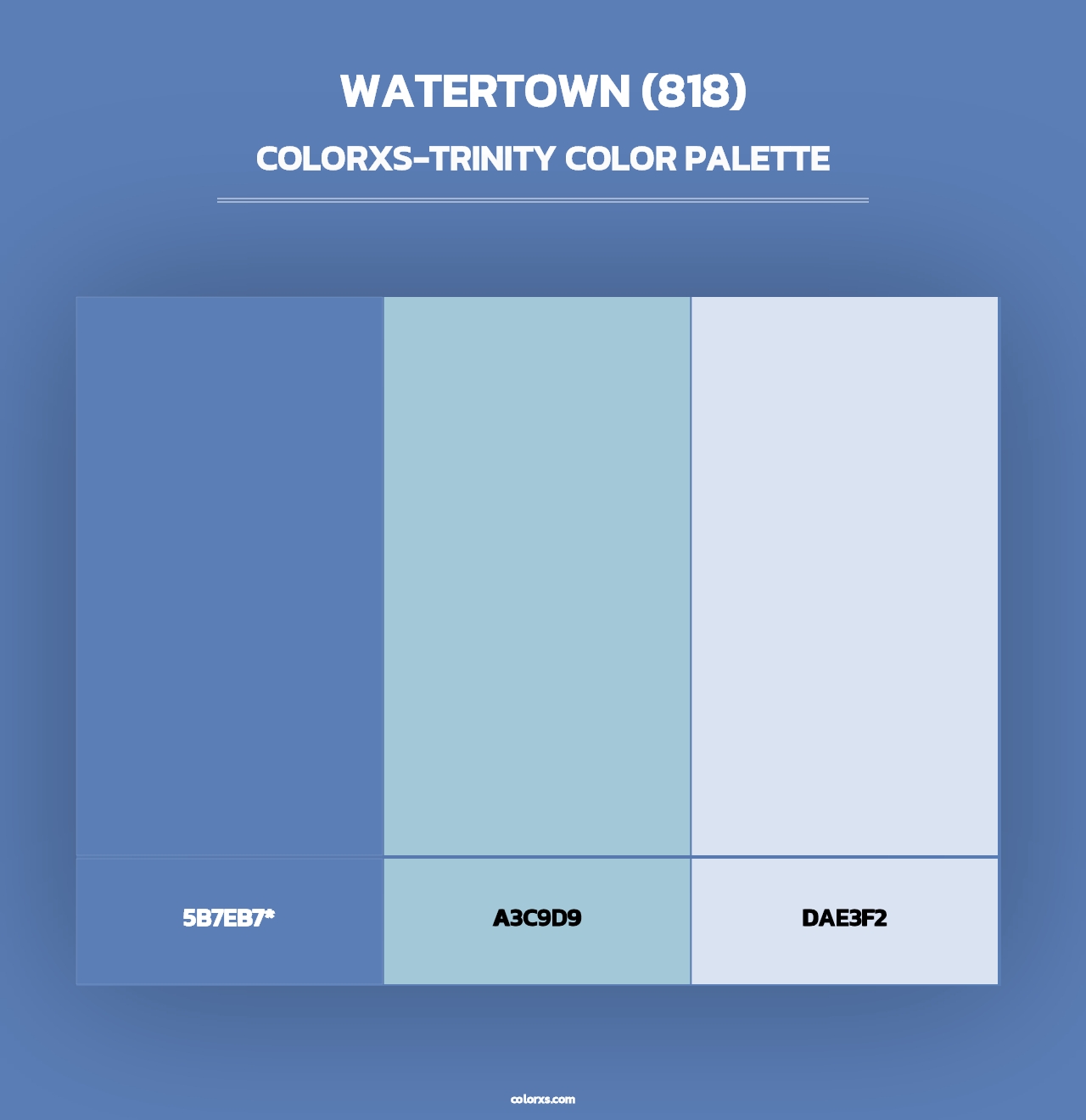 Watertown (818) - Colorxs Trinity Palette