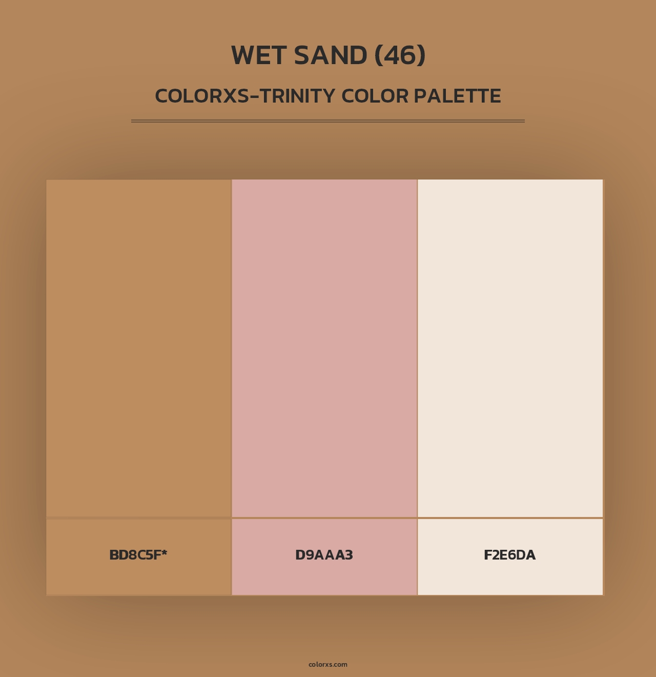 Wet Sand (46) - Colorxs Trinity Palette
