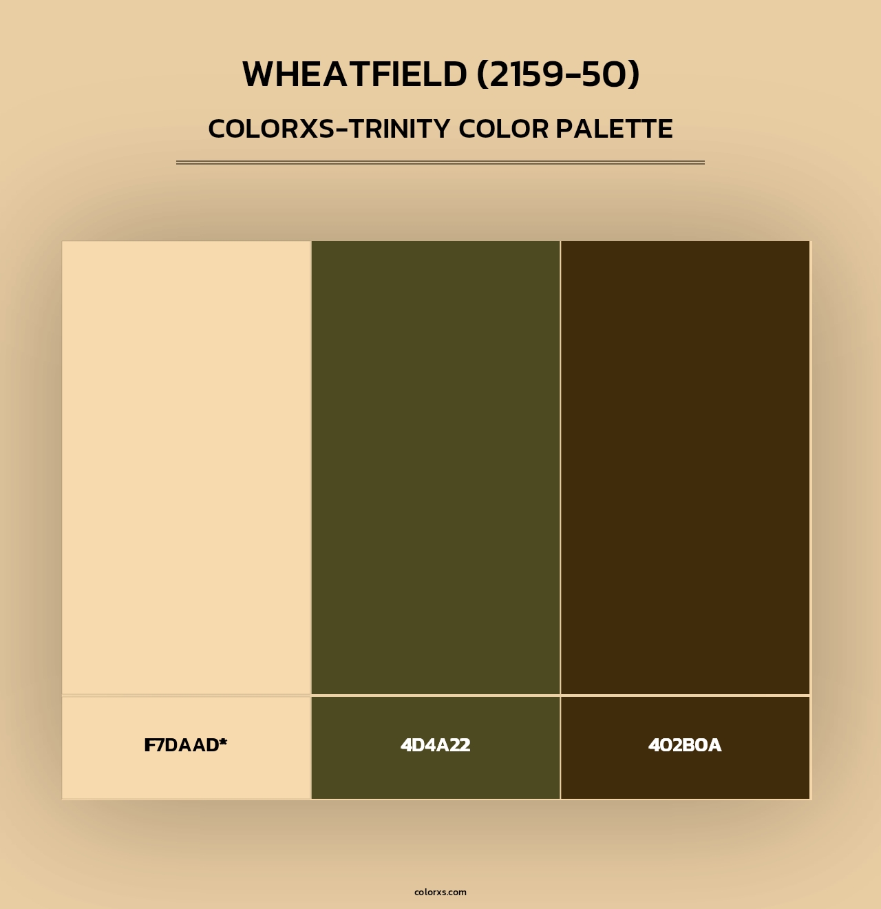 Wheatfield (2159-50) - Colorxs Trinity Palette