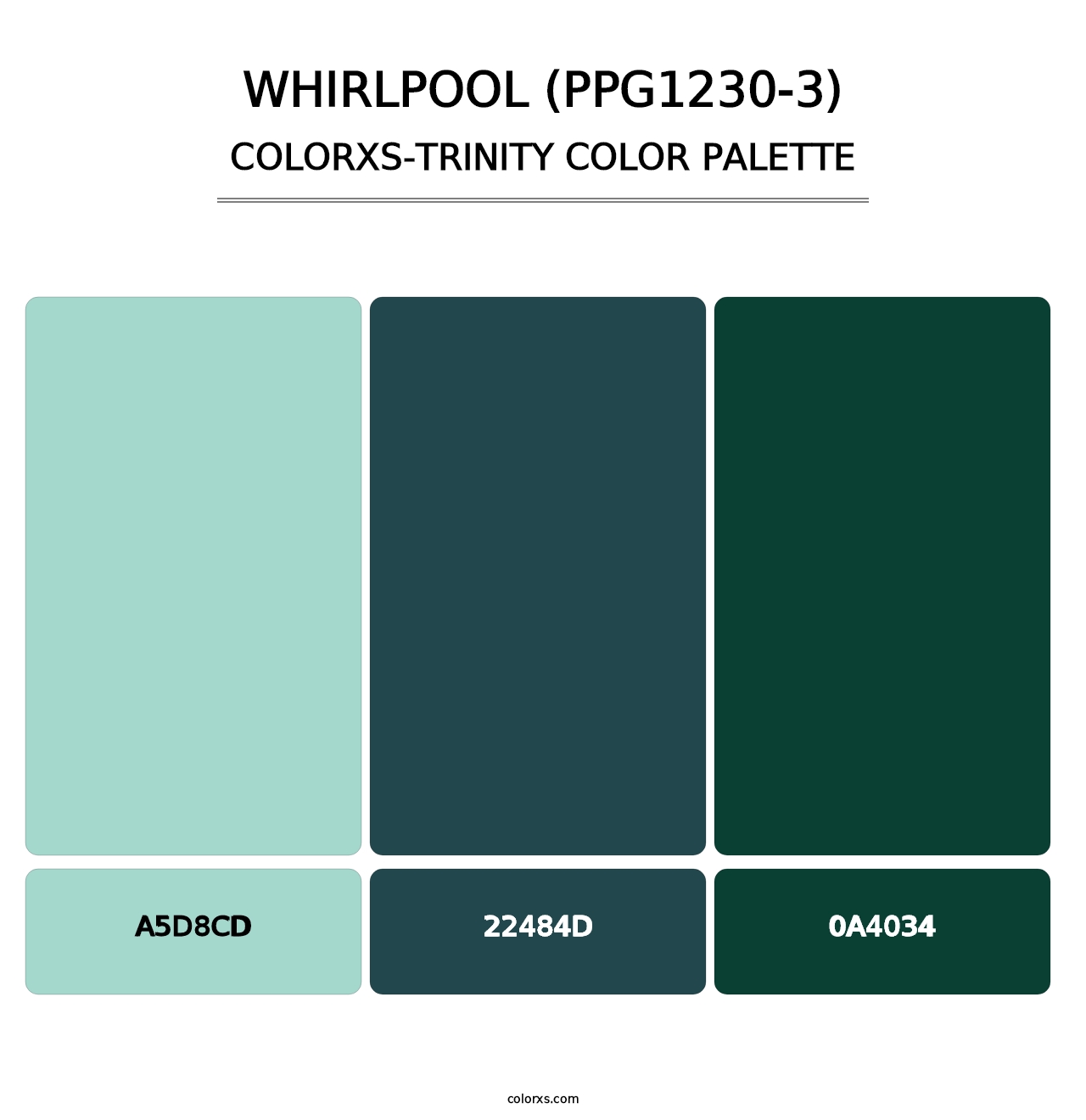 Whirlpool (PPG1230-3) - Colorxs Trinity Palette