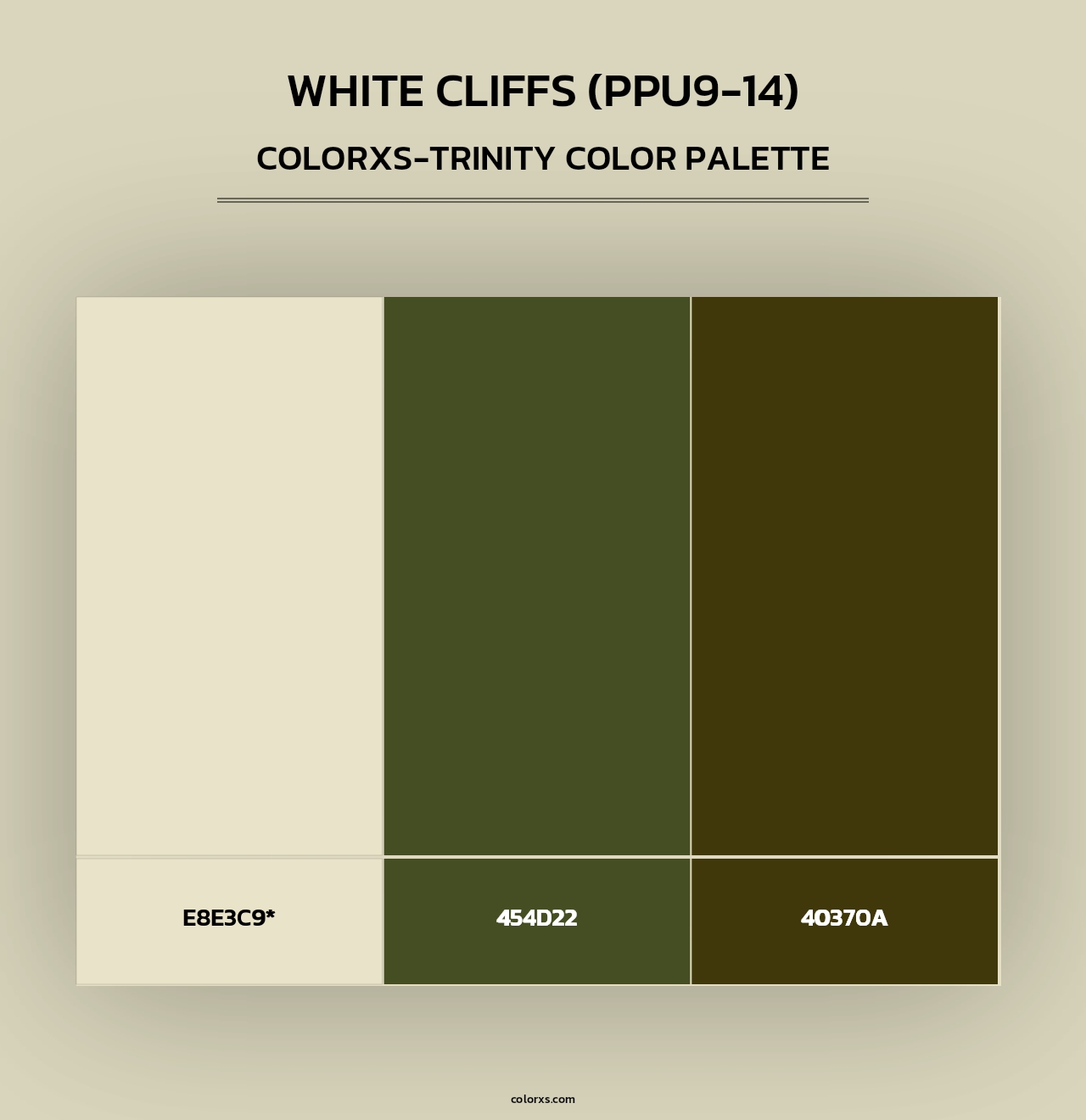White Cliffs (PPU9-14) - Colorxs Trinity Palette
