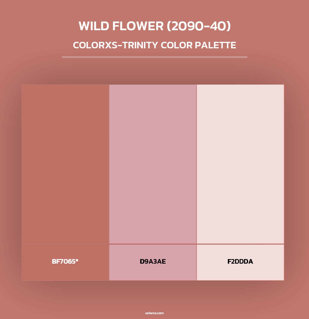 Wild Flower (2090-40) - Colorxs Trinity Palette