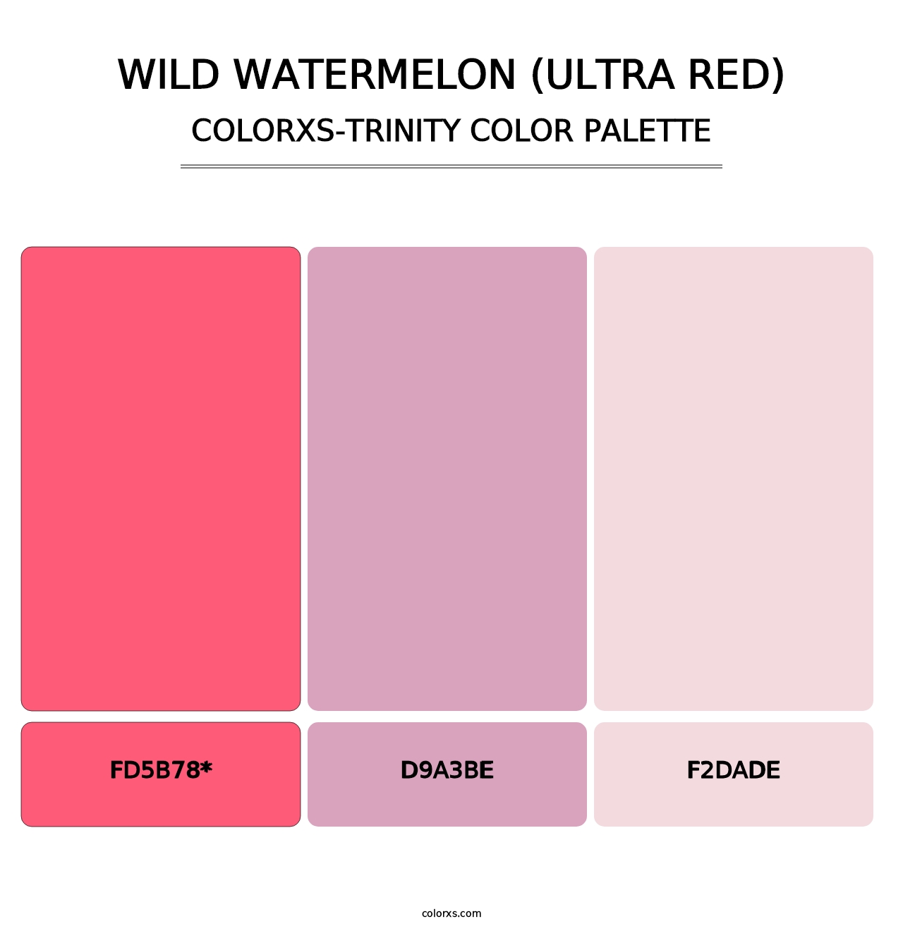 Wild Watermelon (Ultra Red) - Colorxs Trinity Palette