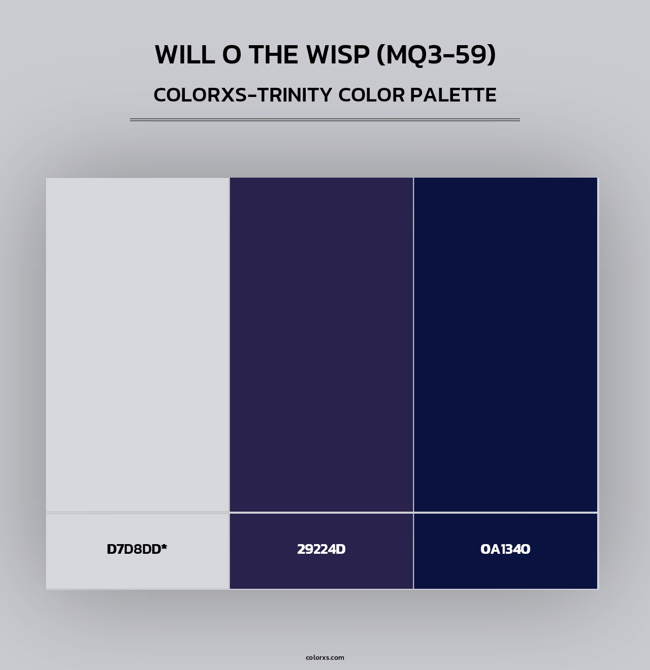 Will O The Wisp (MQ3-59) - Colorxs Trinity Palette