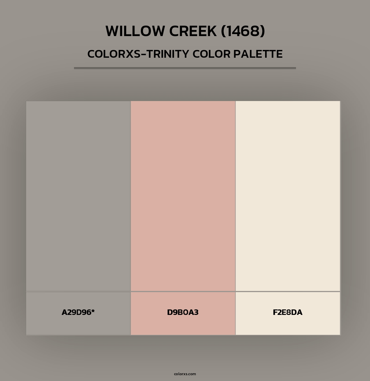 Willow Creek (1468) - Colorxs Trinity Palette