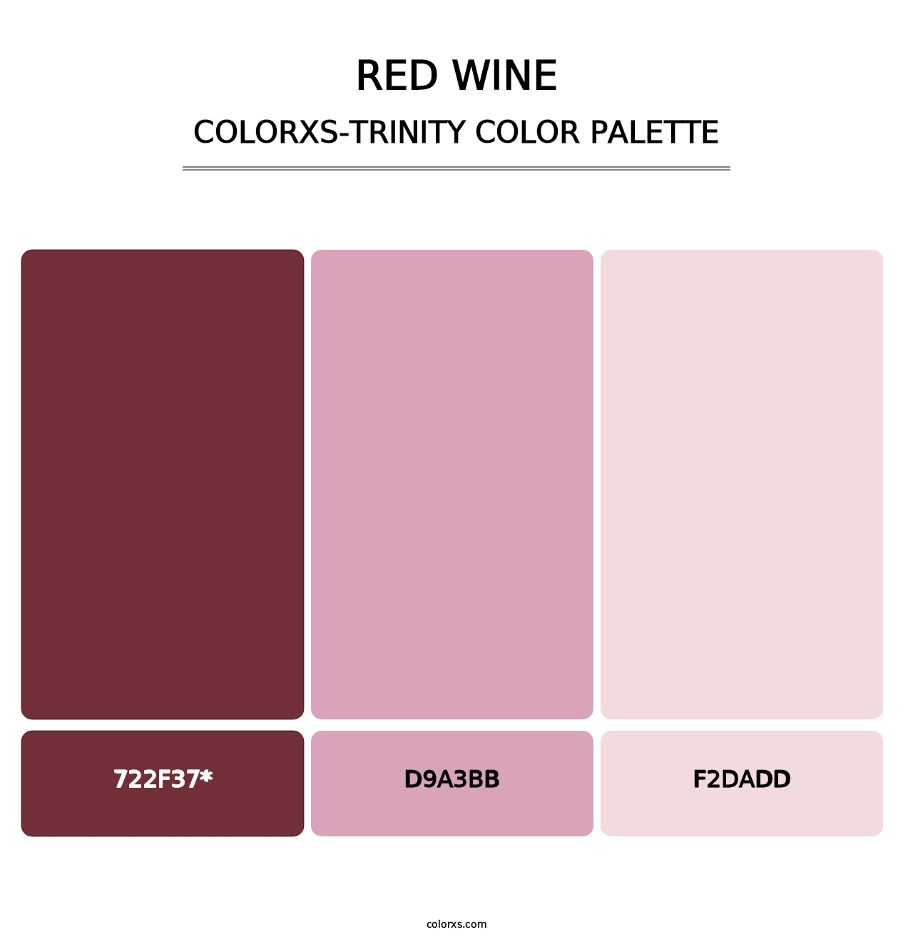 Red Wine - Colorxs Trinity Palette