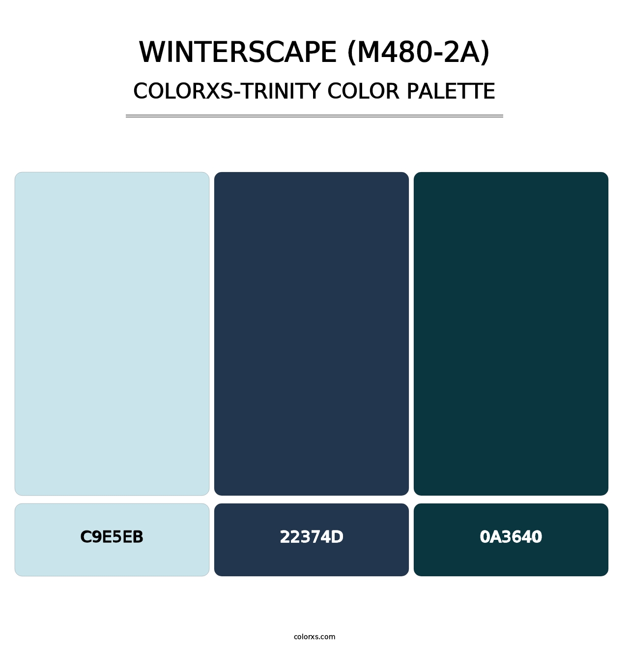 Winterscape (M480-2A) - Colorxs Trinity Palette