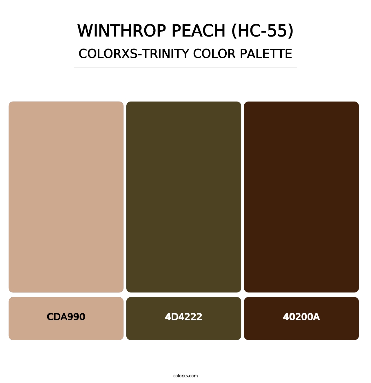Winthrop Peach (HC-55) - Colorxs Trinity Palette