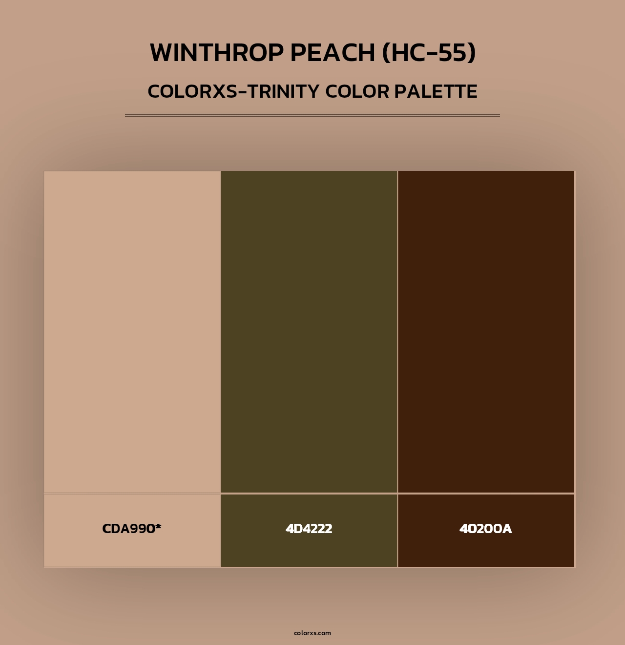 Winthrop Peach (HC-55) - Colorxs Trinity Palette