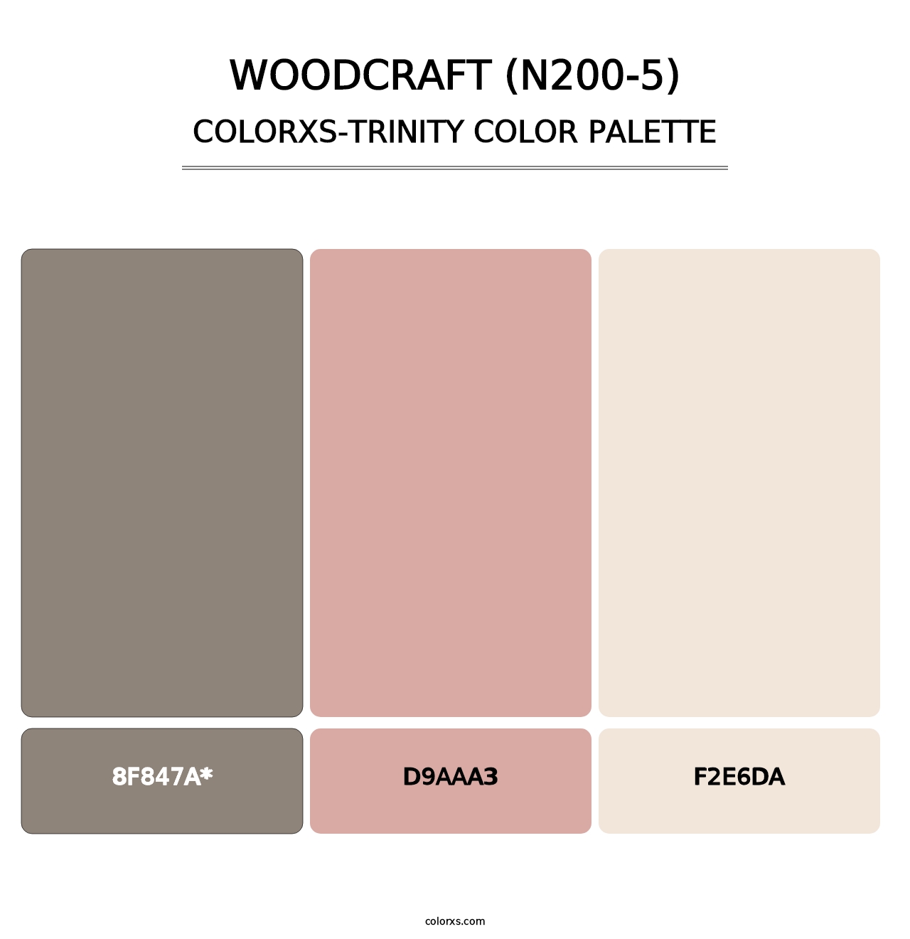 Woodcraft (N200-5) - Colorxs Trinity Palette