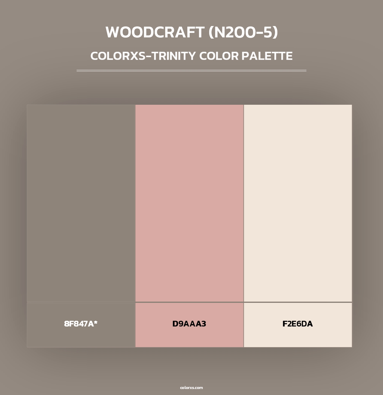 Woodcraft (N200-5) - Colorxs Trinity Palette