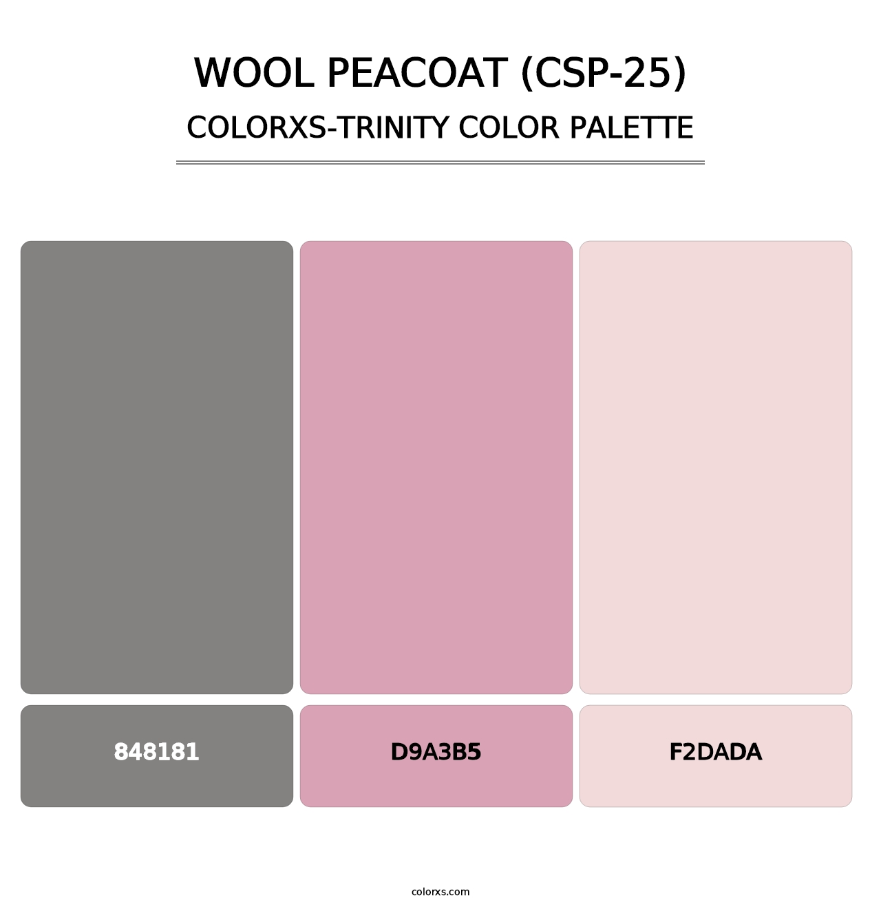 Wool Peacoat (CSP-25) - Colorxs Trinity Palette