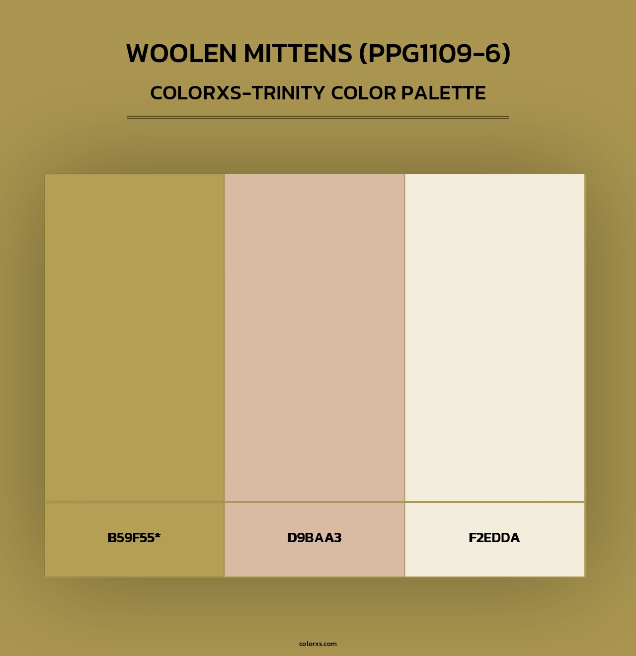 Woolen Mittens (PPG1109-6) - Colorxs Trinity Palette