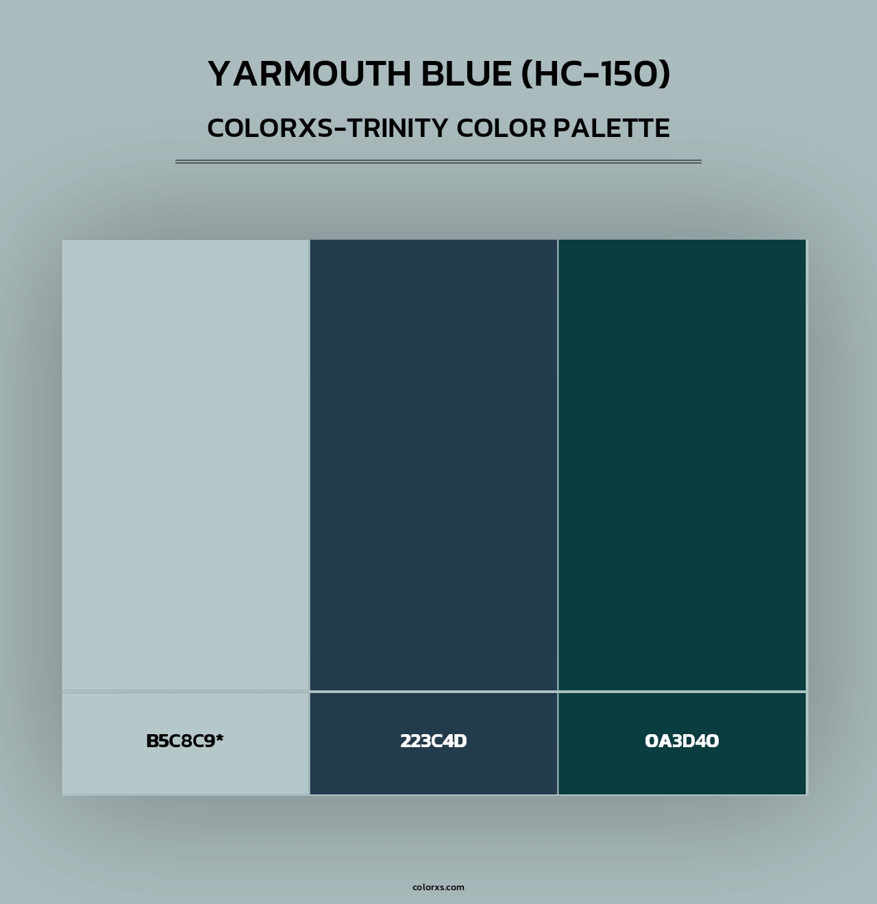 Yarmouth Blue (HC-150) - Colorxs Trinity Palette