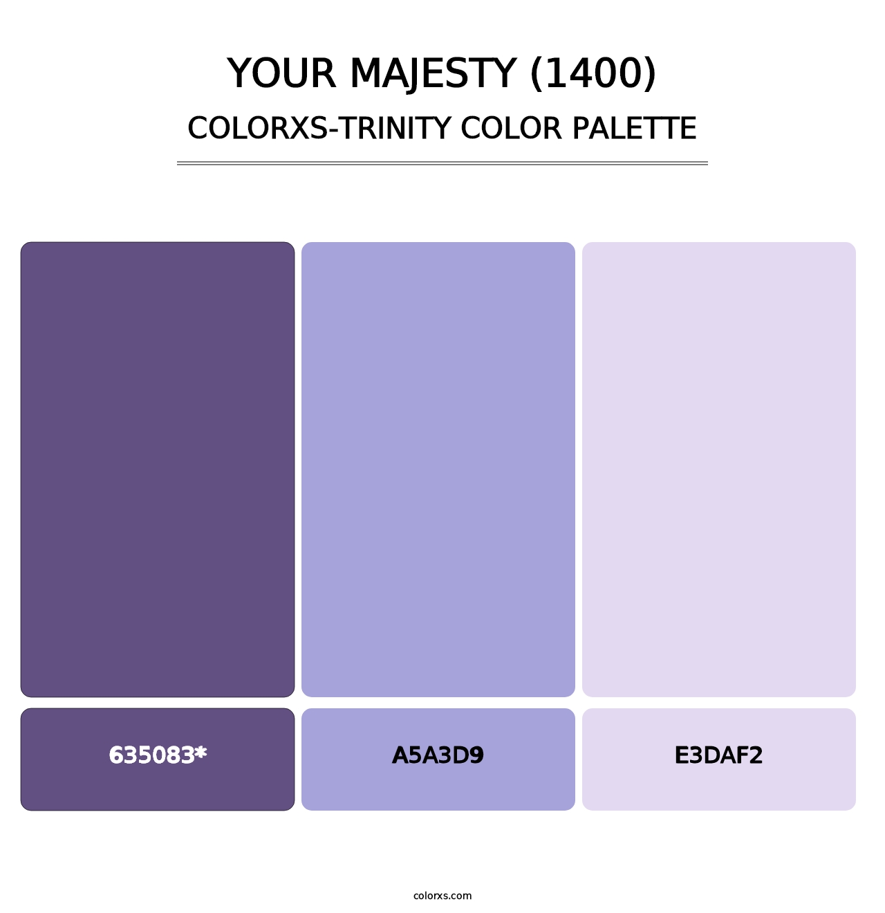 Your Majesty (1400) - Colorxs Trinity Palette