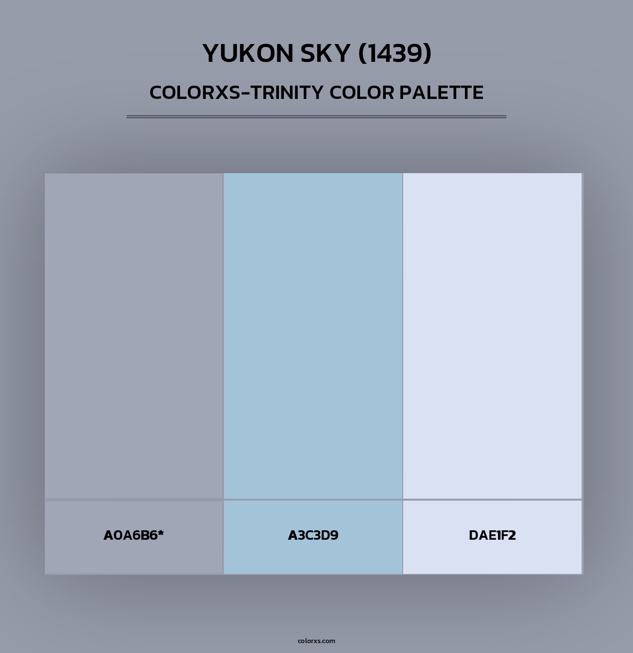 Yukon Sky (1439) - Colorxs Trinity Palette