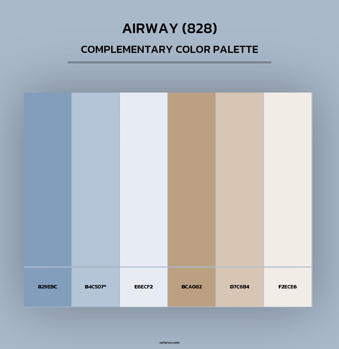 Airway (828) - Complementary Color Palette