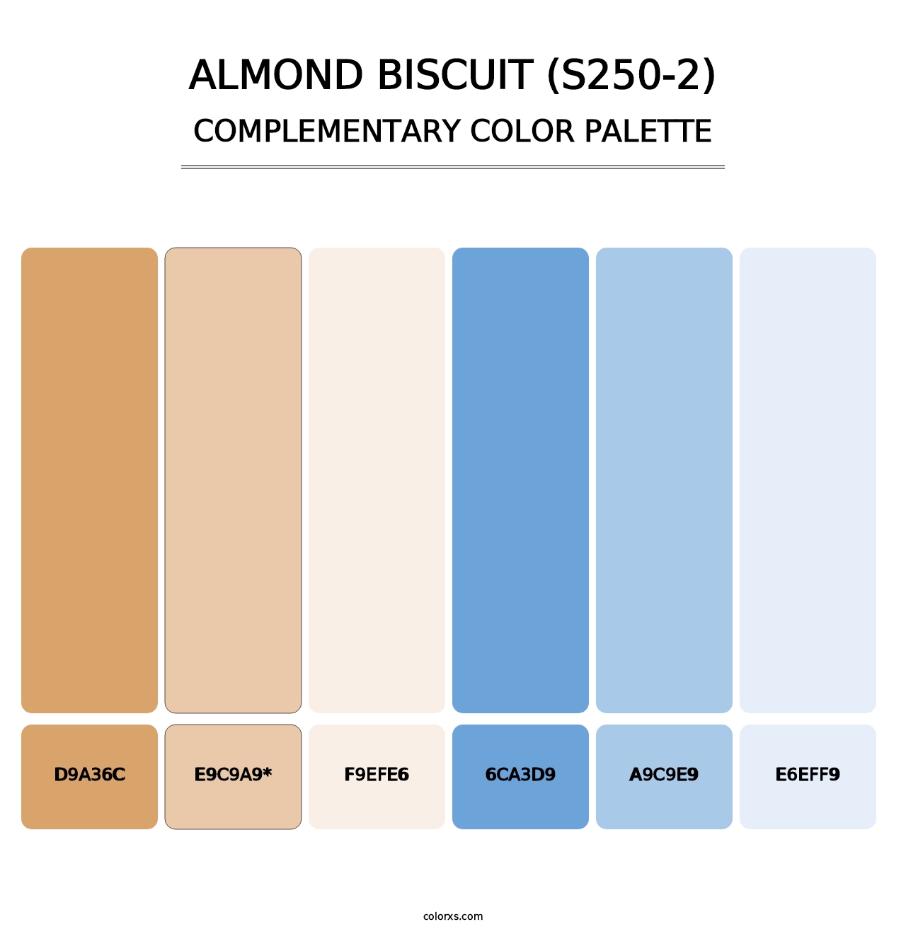 Almond Biscuit (S250-2) - Complementary Color Palette
